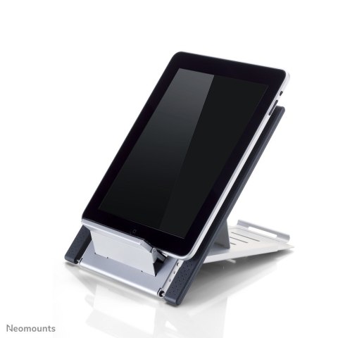 Neomounts NSLS100 stojak na laptop Półka wysięgnikowa na notebooka Srebrny 55,9 cm (22")