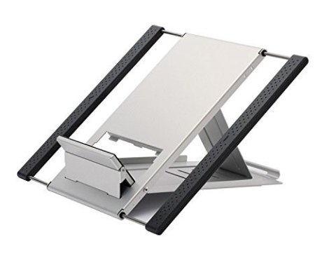 Neomounts NSLS100 stojak na laptop Półka wysięgnikowa na notebooka Srebrny 55,9 cm (22")