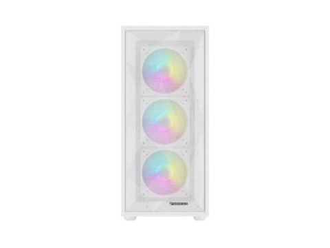 NATEC OBUDOWA GAMINGOWA GENESIS DIAXID 605 ARGB MIDI TOWER USB-C Z OKNEM BIAŁA