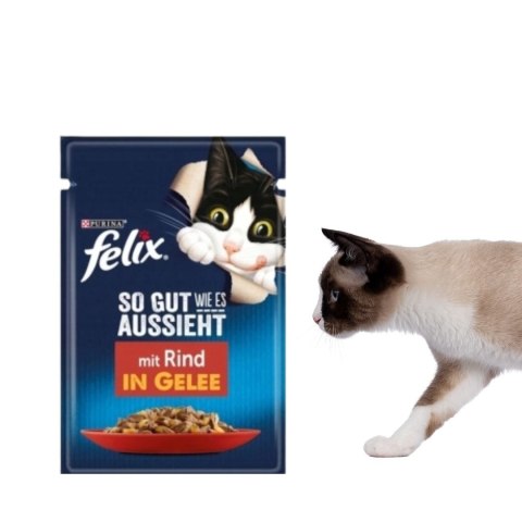 PURINA Felix MIX Smaków - mokra karma dla kota - 120x85 g PURINA Felix MIX Smaków - mokra karma dla kota - 120x85 g