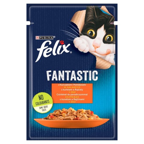 PURINA FELIX FANTASTIC Mix Wiejskie smaki 120x85g PURINA FELIX FANTASTIC Mix Wiejskie smaki 120x85g