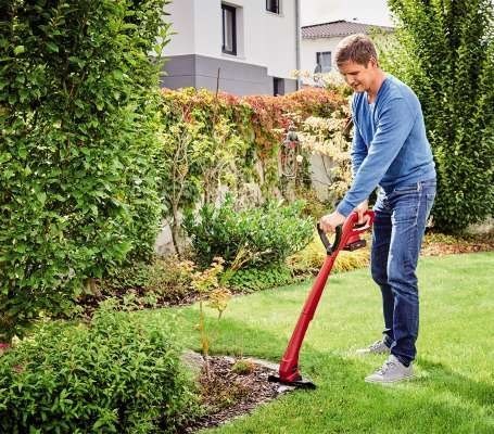 Einhell 3411104 przecinarka do pędzli/trymer 24 cm Bateria Czarny, Czerwony