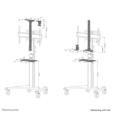 MONITOR ACC VIDEOBAR MULT. KIT/AFLS-825BL1 NEOMOUNTS
