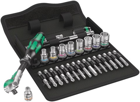 Zestaw kluczy nasadowych z grzechotką Zyklop Speed 1/4'' Zestaw kluczy nasadowych z grzechotką Zyklop Speed 1/4''