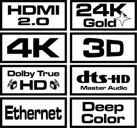 Kabel SAVIO Kable HDMI 2.0 CL141 (HDMI M - HDMI M; 10m; kolor czarny) Kabel SAVIO Kable HDMI 2.0 CL141 (HDMI M - HDMI M; 10m; kolor czarny)