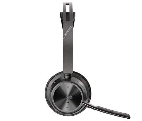 POLY Zestaw słuchawkowy Voyager Focus 2 z certyfikatem Microsoft Teams USB-C-C + przejściówka USB-C/A + podstawka ładująca
