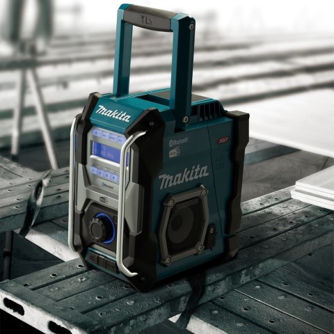 Makita MR004G radio Miejsce pracy Analogowe i cyfrowe Czarny, Zielony