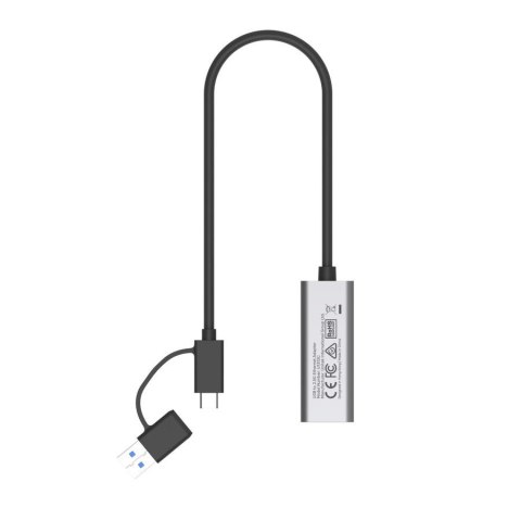 UNITEK ADAPTER USB-A/USB-C - RJ-45 2.5 GBIT, U1313C
