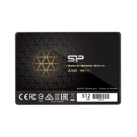 Dysk SSD Silicon Power Ace A58 512GB 2,5" SATA III 560/530 MB/s Dysk SSD Silicon Power Ace A58 512GB 2,5" SATA III 560/530 MB/s