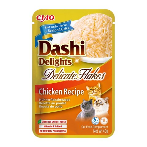 INABA CAT DASHI DELIGHTS FLAKES CHICKEN 40g INABA CAT DASHI DELIGHTS FLAKES CHICKEN 40g