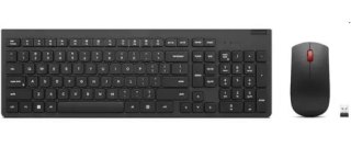 Lenovo 4X31N50752 klawiatura Dołączona myszka Uniwersalne RF Wireless Skandynawia Czarny