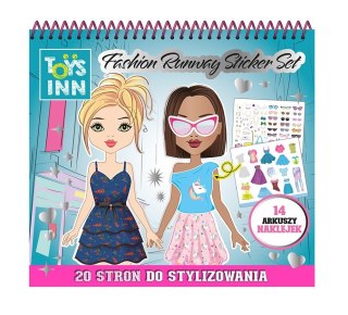 Naklejki Fashion Runway kolorowanka moda