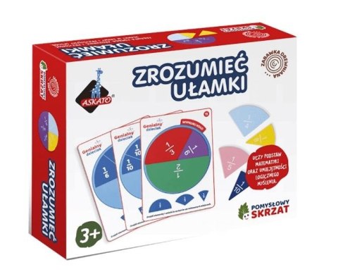Zestaw edukacyjny Pomysłowy Skrzat - Zrozumieć ułamki Zestaw edukacyjny Pomysłowy Skrzat - Zrozumieć ułamki