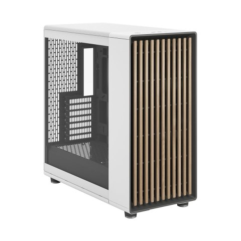 Przezroczysta obudowa Fractal Design North XL RC Chalk TG, Midi-Tower, ATX, Szkło hartowane - białe