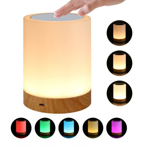 Techly I-LED TOUCH lampa stołowa 1,6 W Biały
