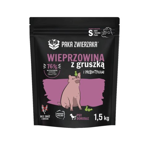 Paka Zwierzaka Seventh Heaven Wieprzowina z gruszką ''S'' 1,5kg Paka Zwierzaka Seventh Heaven Wieprzowina z gruszką ''S'' 1,5kg