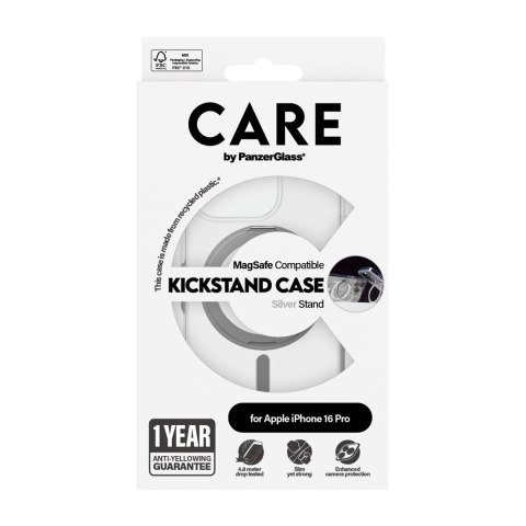 PanzerGlass CARE by PG SLV Kick/MagS iPhone16P 6.3 Przezroczysta ochrona ekranu Apple 1 szt. PanzerGlass CARE by PG SLV Kick/MagS iPhone16P 6.3 Przezroczysta ochrona ekranu Apple 1 szt.