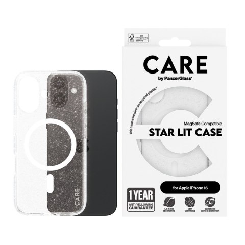 PanzerGlass CARE by PG White MagS iPhone16 6.1 pokrowiec na telefon komórkowy Przezroczysty PanzerGlass CARE by PG White MagS iPhone16 6.1 pokrowiec na telefon komórkowy Przezroczysty