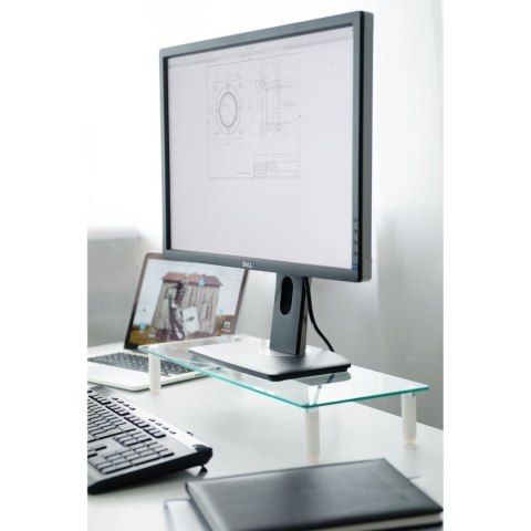 Podstawka szklana Techly ICA-MS 461 do monitorów 81,3cm (32") na biurko