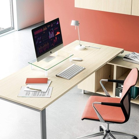 Podstawka szklana Techly ICA-MS 461 do monitorów 81,3cm (32") na biurko