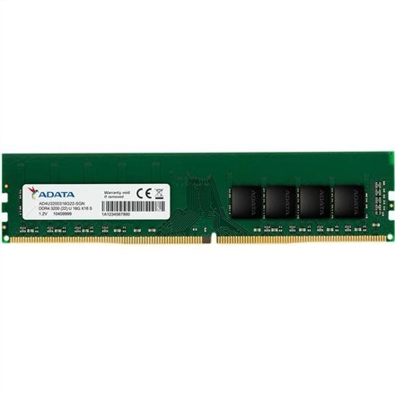 ADATA AD4U320016G22-SGN moduł pamięci 16 GB 1 x 16 GB DDR4 3200 Mhz ADATA AD4U320016G22-SGN moduł pamięci 16 GB 1 x 16 GB DDR4 3200 Mhz
