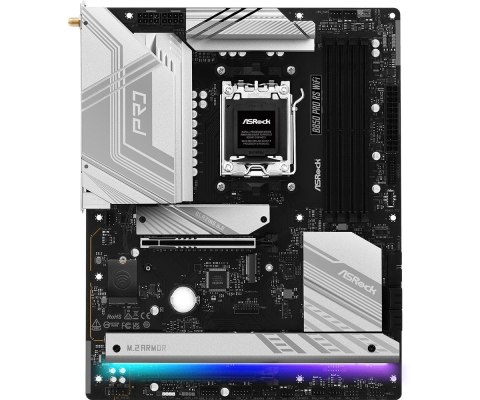 Asrock B850 Pro RS WiFi AMD B850 Gniazdo AM5 ATX