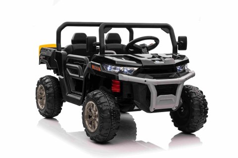 Auto Pick-Up Speed 900 dla dzieci Czarny + Napęd 4x4 + Ruchomy kiper + Bagażnik + Pilot + Łopatka + Audio LED