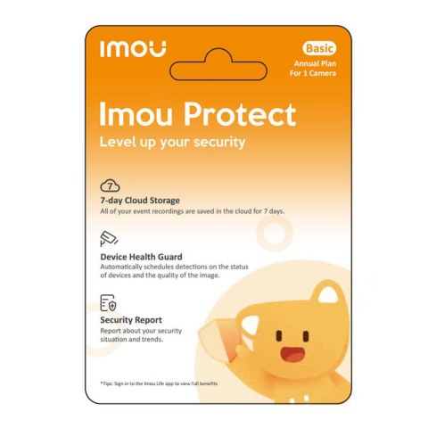 Karta Upominkowa IMOU Protect Basic (Plan Roczny) Karta Upominkowa IMOU Protect Basic (Plan Roczny)