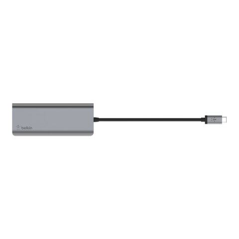 Hub Belkin Connect USB-C 6-in-1 Multiport Adapter 1x4k HDMI/2xUSB-A/1xUSB-C PD3.0/1xRJ45 Gigabit/1xCard reader Grey Hub Belkin Connect USB-C 6-in-1 Multiport Adapter 1x4k HDMI/2xUSB-A/1xUSB-C PD3.0/1xRJ45 Gigabit/1xCard reader Grey