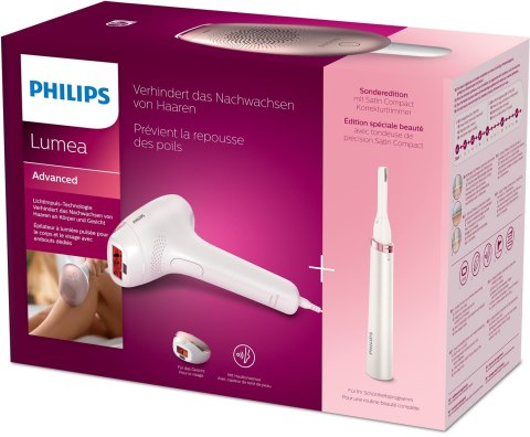 Depilator PHILIPS Lumea Advanced IPL BRI921/00 + Trymer Wbudowany filtr UV Depilator PHILIPS Lumea Advanced IPL BRI921/00 + Trymer Wbudowany filtr UV