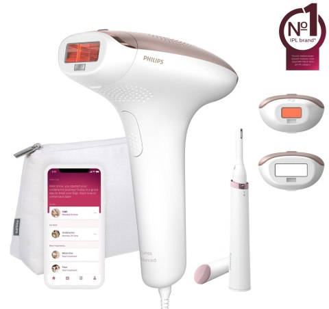 Depilator PHILIPS Lumea Advanced IPL BRI921/00 + Trymer Wbudowany filtr UV Depilator PHILIPS Lumea Advanced IPL BRI921/00 + Trymer Wbudowany filtr UV