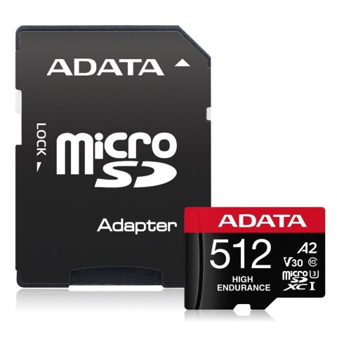 Karta microSD High Endurance 512GB UHS1 U3 V30 A2 100/85MB/s + Adapter Karta microSD High Endurance 512GB UHS1 U3 V30 A2 100/85MB/s + Adapter
