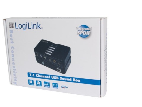 LogiLink USB Sound Box Dolby 7.1 8-Channel 7.1 kan. LogiLink USB Sound Box Dolby 7.1 8-Channel 7.1 kan.