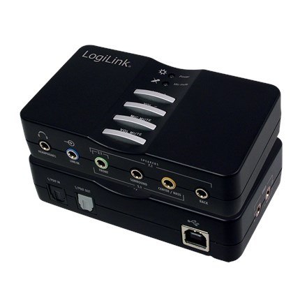 LogiLink USB Sound Box Dolby 7.1 8-Channel 7.1 kan. LogiLink USB Sound Box Dolby 7.1 8-Channel 7.1 kan.