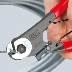 Zaciskarka kablowa Knipex 95 61 150 Czarny, Czerwony, Srebrny