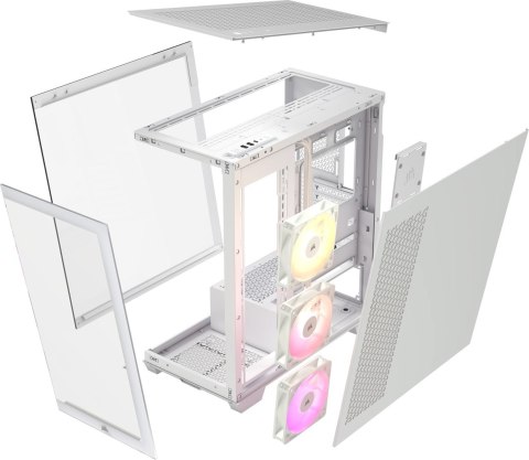 Corsair 3500X ARGB Midi Tower Biały