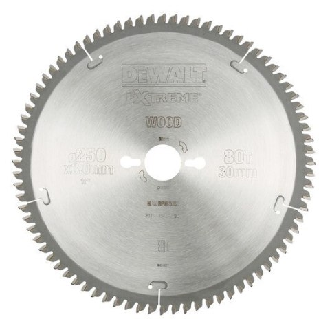 DeWALT DT4287-QZ ostrze do piły tarczowej 25 cm 1 szt. DeWALT DT4287-QZ ostrze do piły tarczowej 25 cm 1 szt.