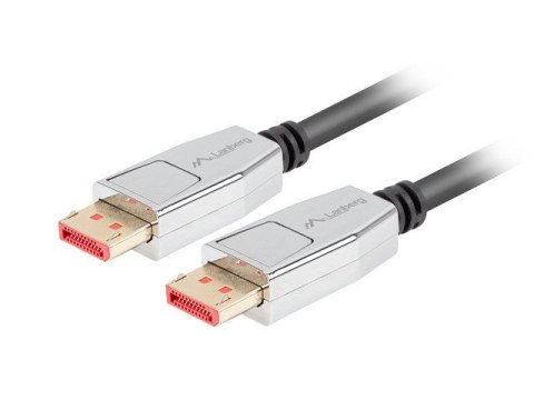 LANBERG KABEL DISPLAYPORT M/M 20PIN V1.4 1.8M 8K CA-DPDP-20CU-0018-BK LANBERG KABEL DISPLAYPORT M/M 20PIN V1.4 1.8M 8K CA-DPDP-20CU-0018-BK