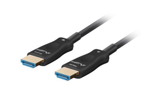 LANBERG KABEL HDMI LANBERG KABEL HDMI M/M V2.1 10M OPTYCZNY AOC CZARNY CA-HDMI-30FB-0100-BK LANBERG KABEL HDMI LANBERG KABEL HDMI M/M V2.1 10M OPTYCZNY AOC CZARNY CA-HDMI-30FB-0100-BK