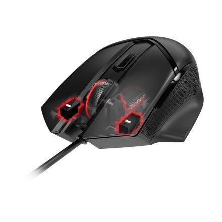 Mysz optyczna klasy gamingowej MSI CLUTCHGM20 ELITE Gaming USB RGB Regulowana do 6400 DPI Laptop stacjonarny
