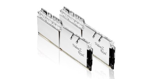 G.SKILL TRIDENTZ ROYAL RGB DDR4 2X16GB 3600MHZ CL16 XMP2 SILVER F4-3600C16D-32GTRSC G.SKILL TRIDENTZ ROYAL RGB DDR4 2X16GB 3600MHZ CL16 XMP2 SILVER F4-3600C16D-32GTRSC