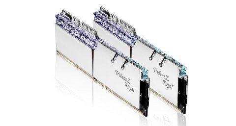 G.SKILL TRIDENTZ ROYAL RGB DDR4 2X16GB 3600MHZ CL16 XMP2 SILVER F4-3600C16D-32GTRSC G.SKILL TRIDENTZ ROYAL RGB DDR4 2X16GB 3600MHZ CL16 XMP2 SILVER F4-3600C16D-32GTRSC