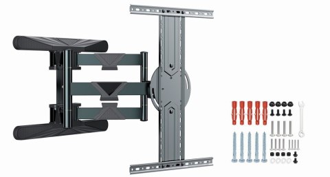 GEMBIRD UCHWYT ŚCIENNY REGULOWANY LCD 40"-80" VESA MAX 600 X 400MM, DO 50KG GEMBIRD UCHWYT ŚCIENNY REGULOWANY LCD 40"-80" VESA MAX 600 X 400MM, DO 50KG