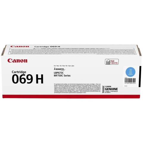 Toner Canon CRG-069H Cyan 5097C002 Toner Canon CRG-069H Cyan 5097C002