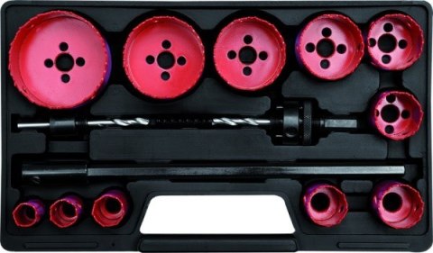 YATO KOMPLET OTWORNIC BIMETALOWYCH 7 elem. 19-76mm 3381 YATO KOMPLET OTWORNIC BIMETALOWYCH 7 elem. 19-76mm 3381