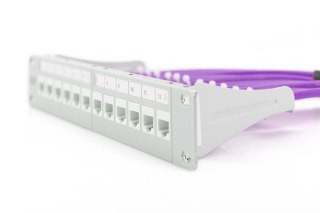 Kabel instalacyjny DIGITUS kat.6, F/UTP, B2ca, AWG23/1, LSOH, 500m, fioletowy, szpula