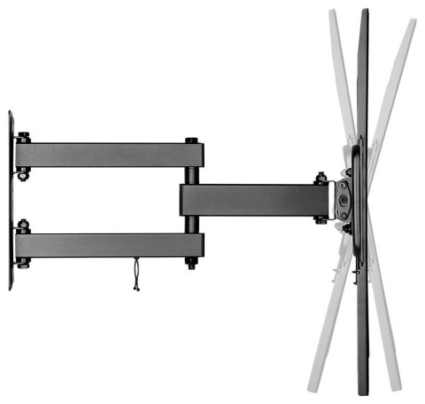 Goobay 49744 uchwyt do telewizorów 139,7 cm (55") Czarny