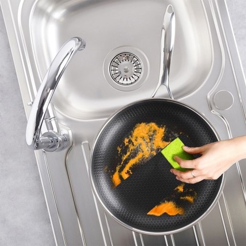 Patelnia stalowa nieprzywierająca premium COOKCELL HYBRYD 28 cm Patelnia stalowa nieprzywierająca premium COOKCELL HYBRYD 28 cm