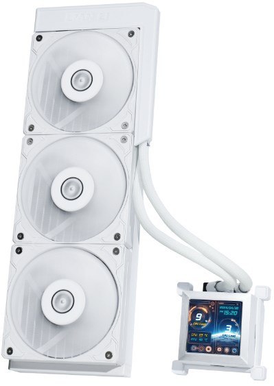 Lian Li HSLCD36SW system chłodzenia komputerów Obudowa komputera Chłodnica cieczy all-in-one 12 cm Biały Lian Li HSLCD36SW system chłodzenia komputerów Obudowa komputera Chłodnica cieczy all-in-one 12 cm Biały
