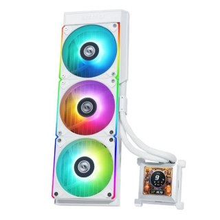 Lian Li HydroShift LCD 360RGB Obudowa komputera Chłodnica cieczy all-in-one 12 cm Biały